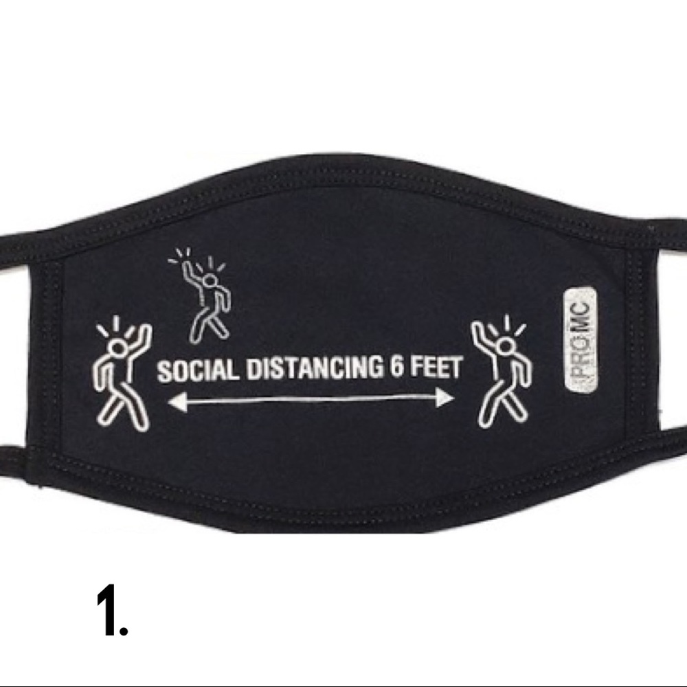 ⬅️ Social Distancing Protective Face Mask ➡️ - Picture 2 of 3